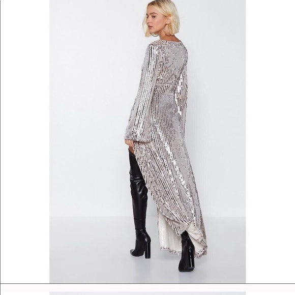 sequin duster jacket